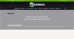 Desktop Screenshot of komovi.org.me
